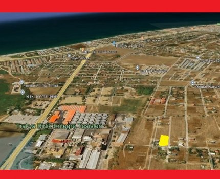 ACİL SATILIK | Çorlu Yenice Köşe Parsel | Bölge Fiyatlarının Çok Altında | 2 Kat İmarlı 818 m²